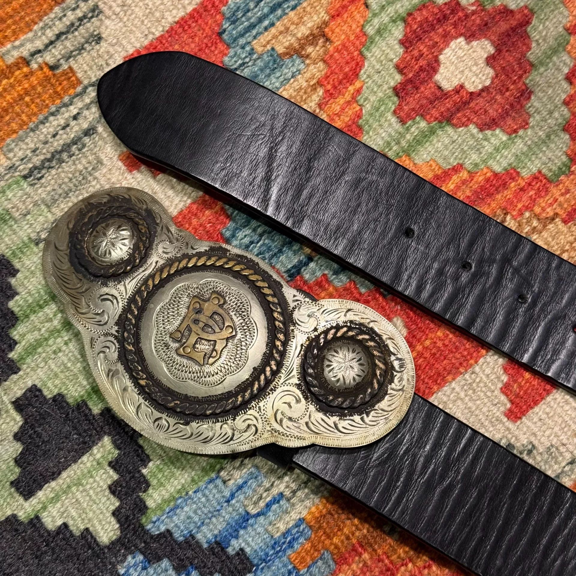 Ralph Lauren Purple Label Ralph Lauren Purple Label Carved Buckle Belt Size ONE SIZE - 1 Thumbnail