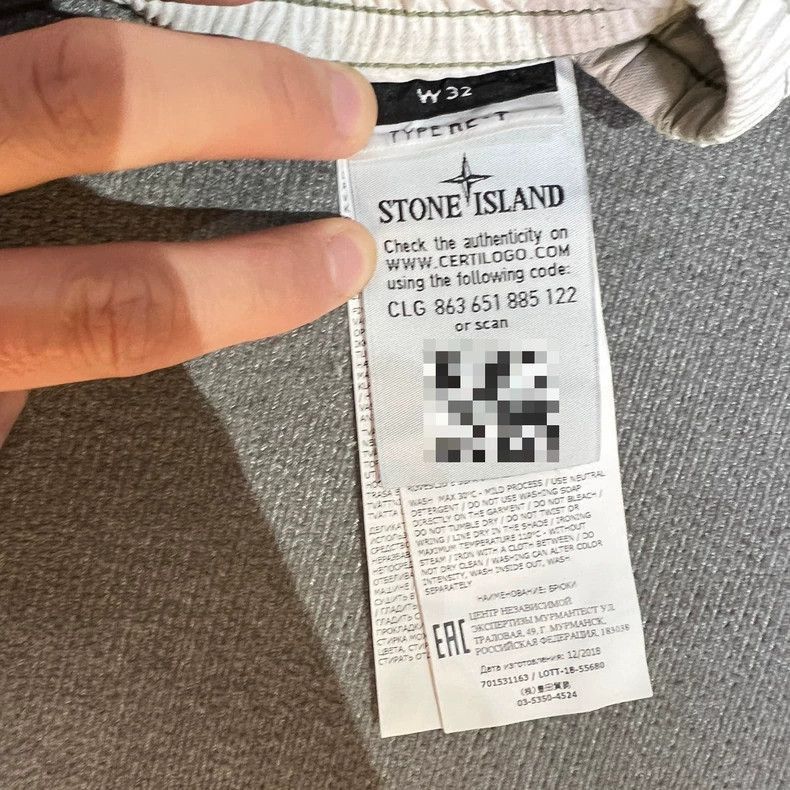 Stone Island Stone Island Gray White Cargo Pants -2506 Size US 32 / EU 48 - 6 Thumbnail