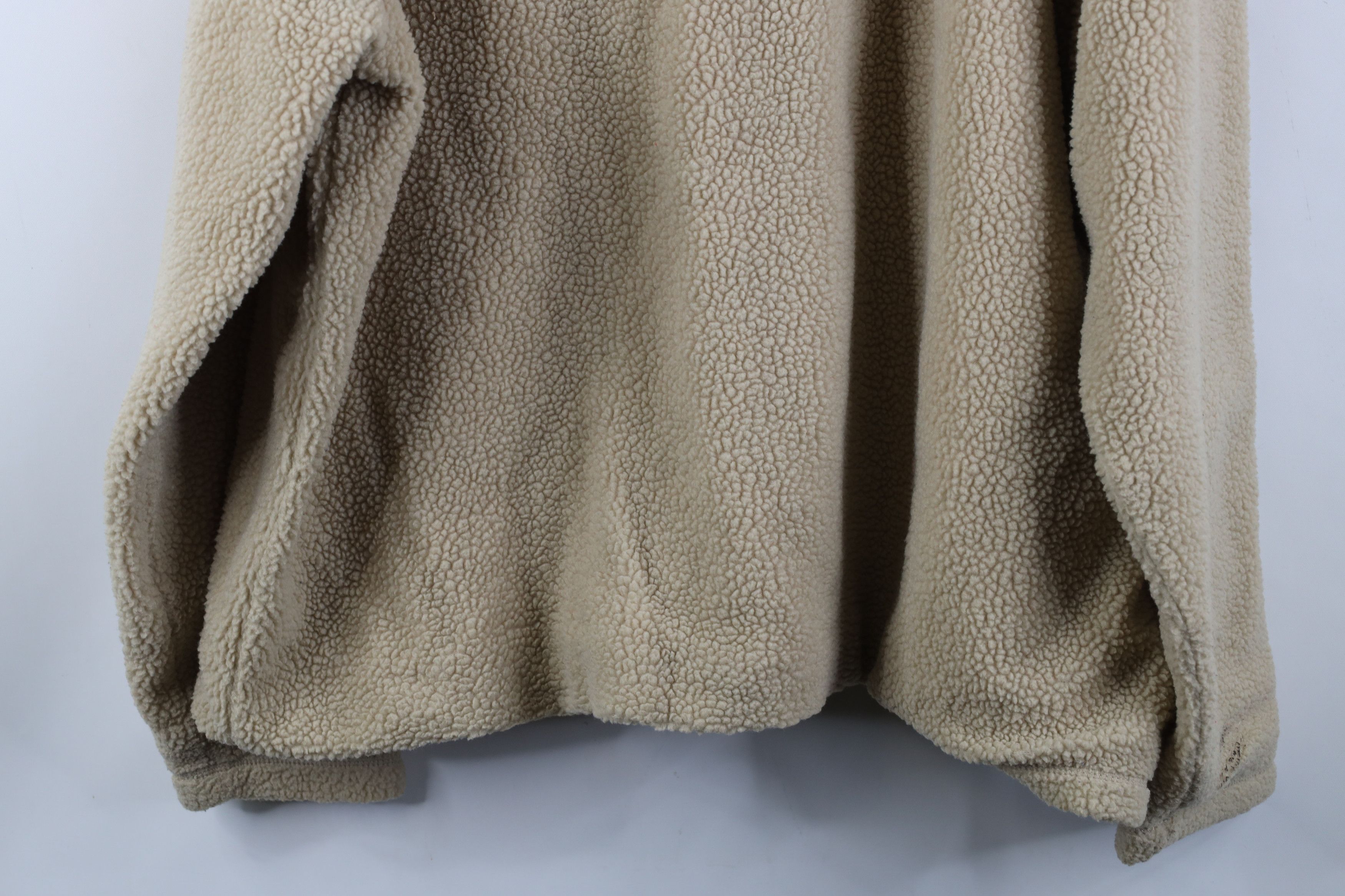 Lands' End Vintage Y2K Lands End Deep Pile Fleece Half Zip Sweater Size US XXL / EU 58 / 5 - 13 Thumbnail