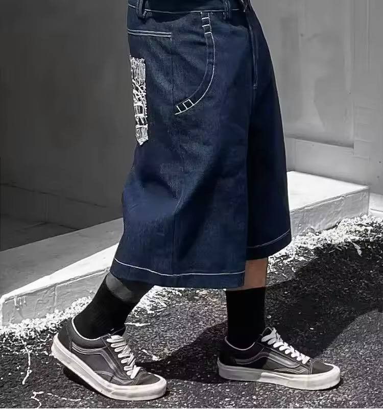Japanese Brand × Vintage vintage denim shorts from the 2000s. Size US 36 / EU 52 - 3 Thumbnail