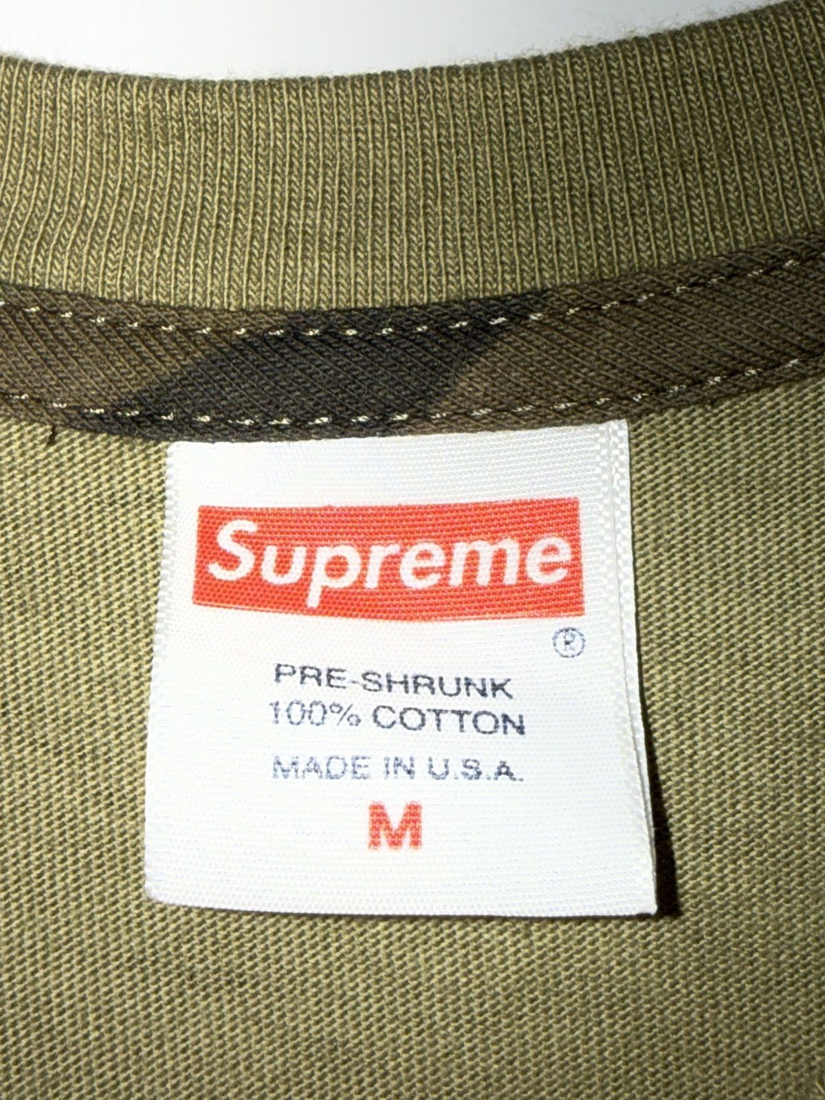 Supreme Supreme Cheese Tee Woodland Camo FW19 Size US M / EU 48-50 / 2 - 3 Thumbnail