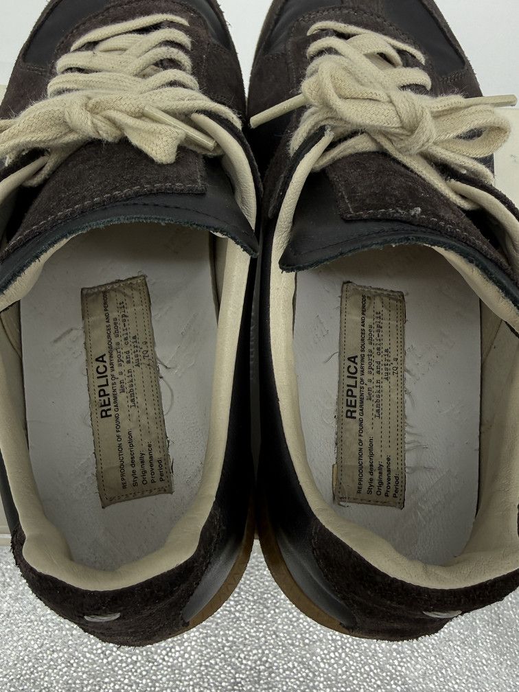 Maison Margiela GAT Low Black Brown Size US 7 / EU 40 - 6 Thumbnail