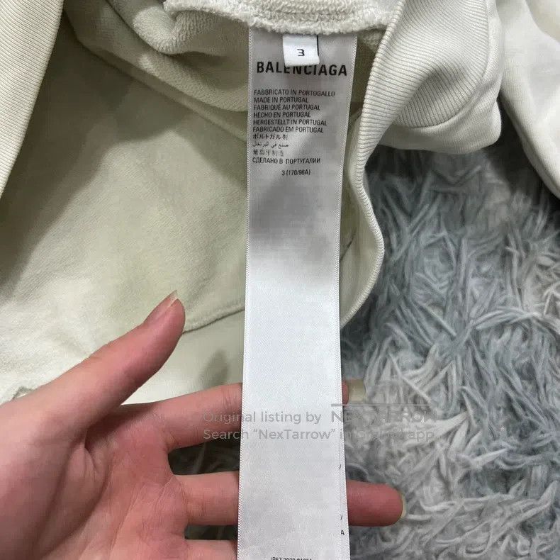 Balenciaga Balenciaga Sweatshirt, Size 3 Size US L / EU 52-54 / 3 - 3 Thumbnail