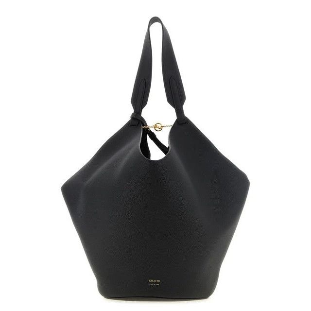 KHAITE KHAITE Lotus Medium Black Tote Bag New Size ONE SIZE - 1 Thumbnail
