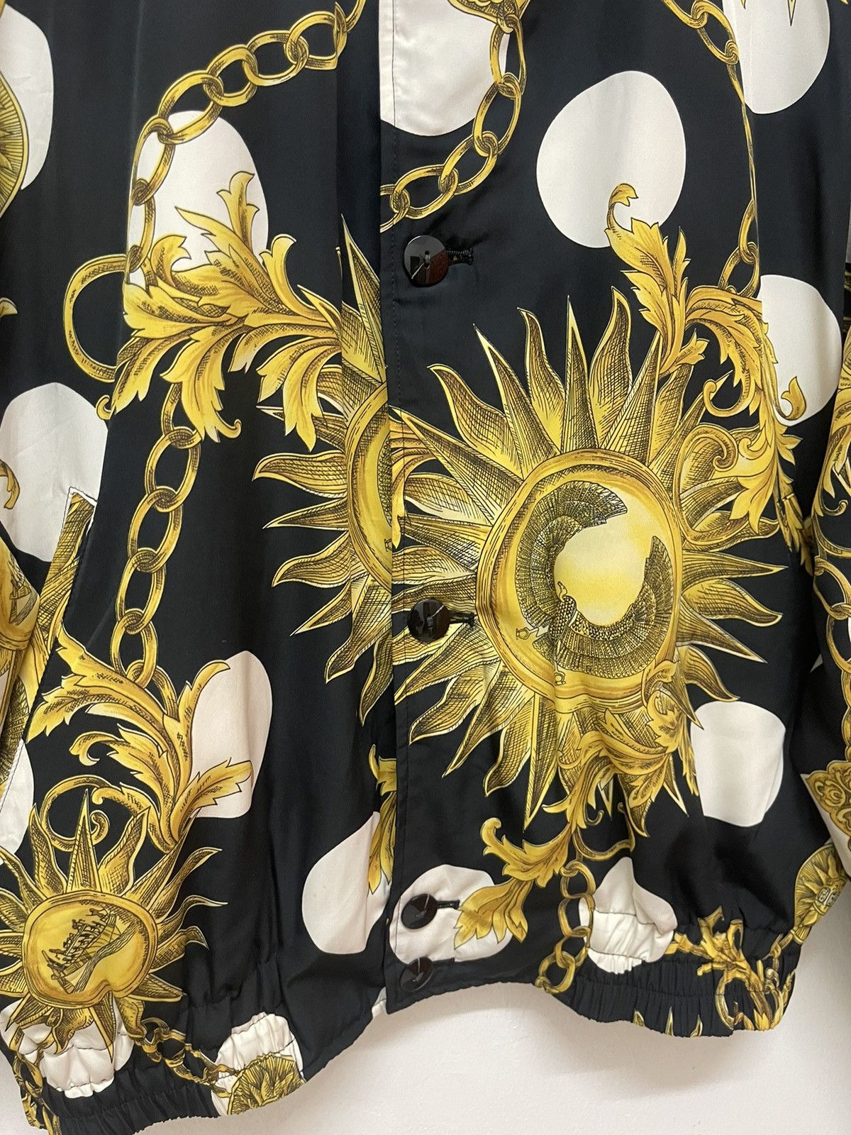 Designer × Japanese Brand VINTAGE SATIN JACKET INSPIRED VSACE Size US L / EU 52-54 / 3 - 5 Thumbnail