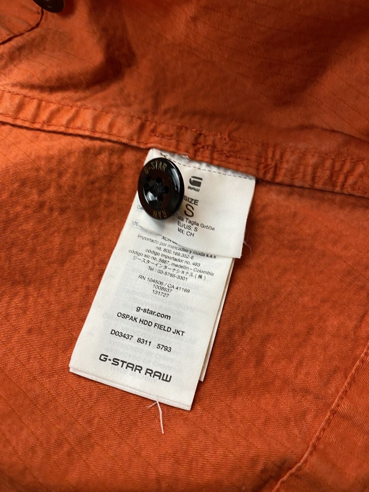 Designer × G-Star G-Star Raw Multipocket Jacket Orange Size US S / EU 44-46 / 1 - 14 Thumbnail