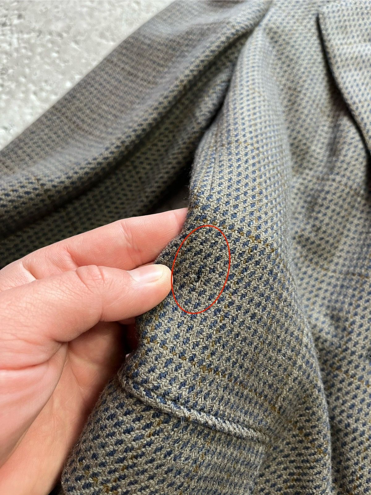Belvest × Vintage Belvest Italy men’s blazer jacket wool checkered vintage 90s Size 34R - 5 Thumbnail