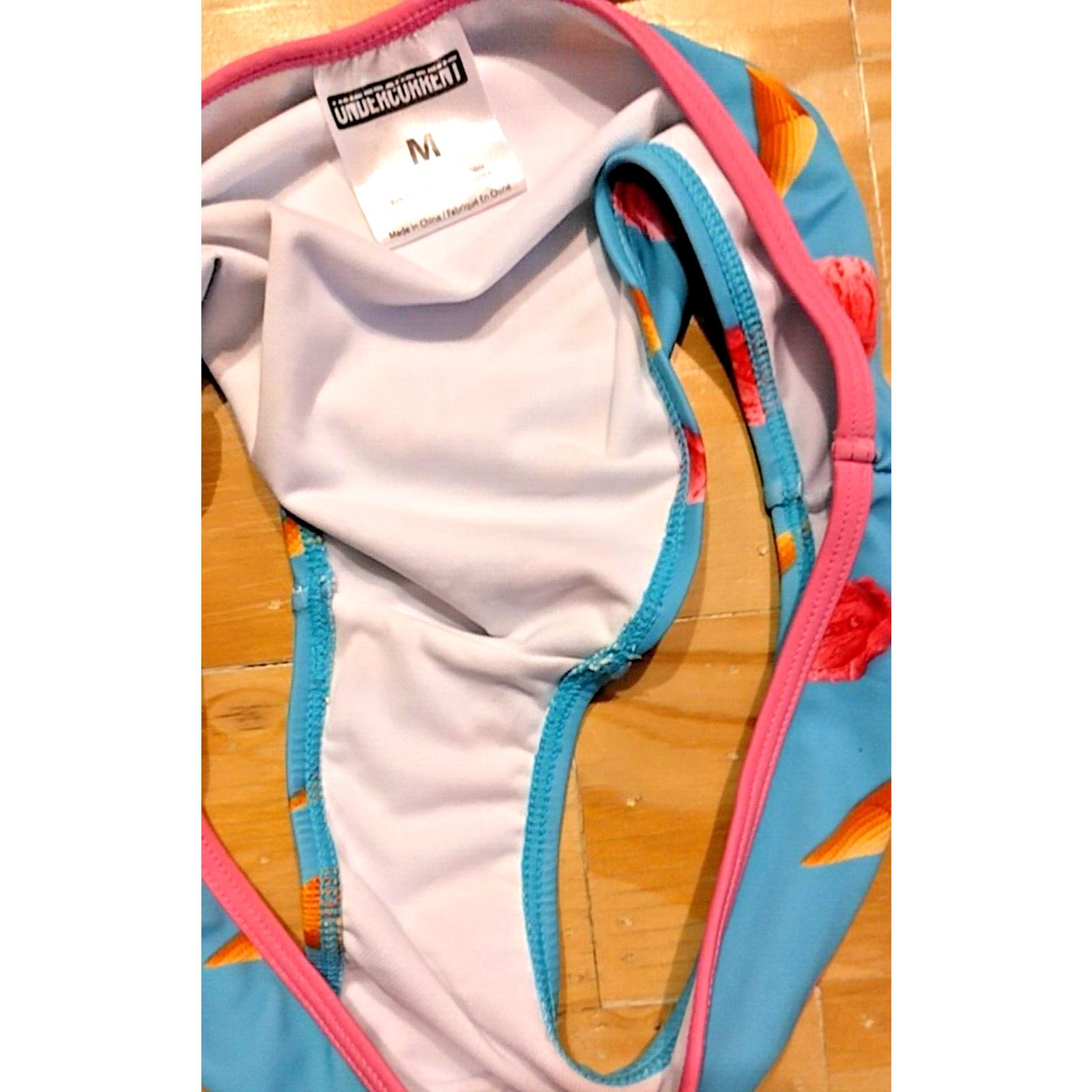 The Unbranded Brand Women's Undercurrent Blue 2 Pc. Bathing Suit Swim Medium NWT Size ONE SIZE - 7 Thumbnail