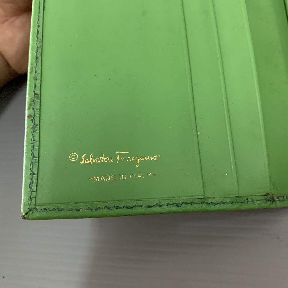 Salvatore Ferragamo Salvatore Ferragamo Leather Wallet Size ONE SIZE - 11 Thumbnail