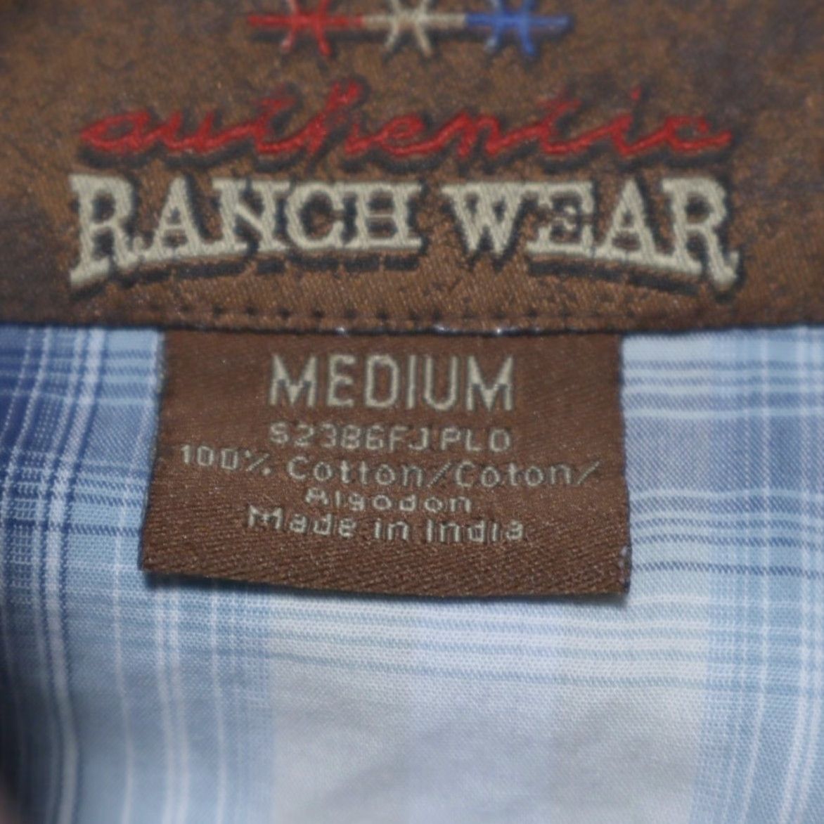 Walls Walls Shirt Men M Pearl Snap Plaid Long Sleeve Cotton Ranch Wear Multi-Colored Mens Size US M / EU 48-50 / 2 - 6 Thumbnail