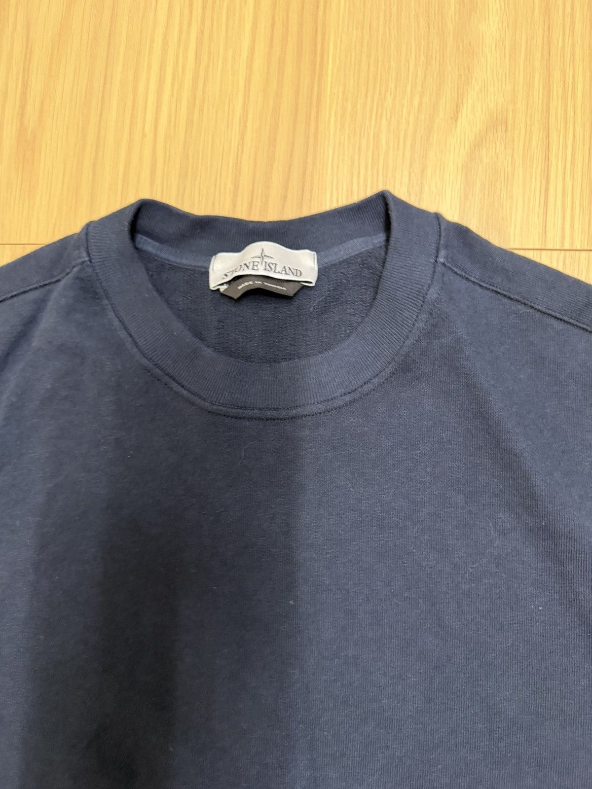 Stone Island Stone Island Navy Crewneck Sweatshirt Patch Logo XL Size US XL / EU 56 / 4 - 2 Thumbnail