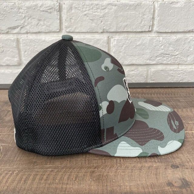 Bape × Undefeated Undefeated × BAPE CAMO trucker hat cap a bathing ape Size ONE SIZE - 4 Thumbnail