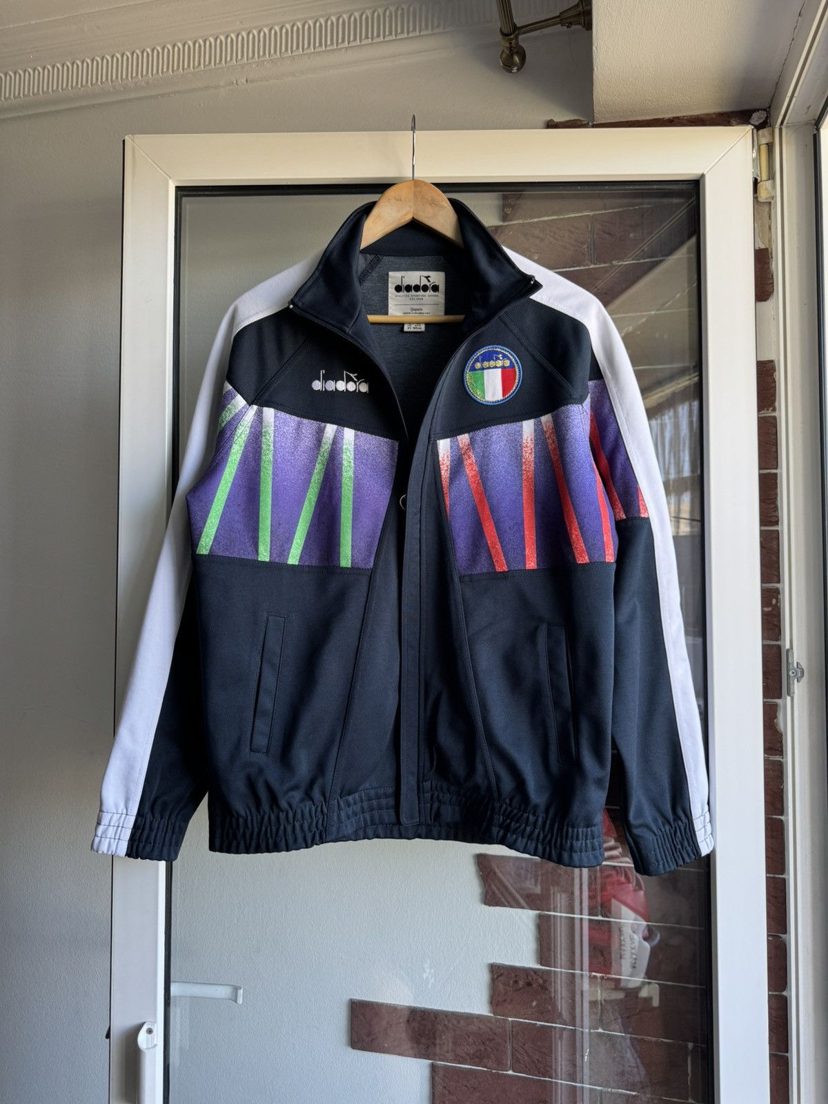 Diadora Retro Diadora Italy Word Cup 1994 Zip Hoodie Size US S / EU 44-46 / 1 - 6 Thumbnail