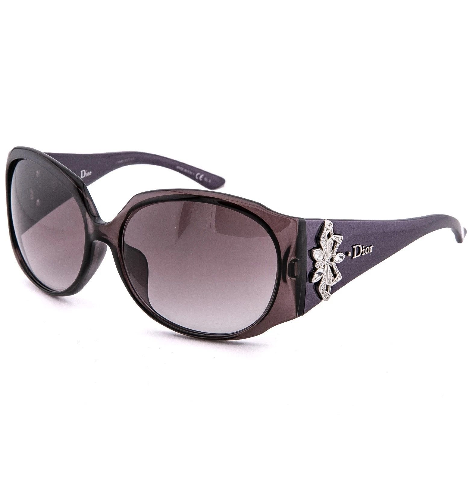 Christian Dior Monsieur CHRISTIAN DIOR FROUFROU Purple Oval Sunglasses DIORFROU FROU Size ONE SIZE - 3 Thumbnail