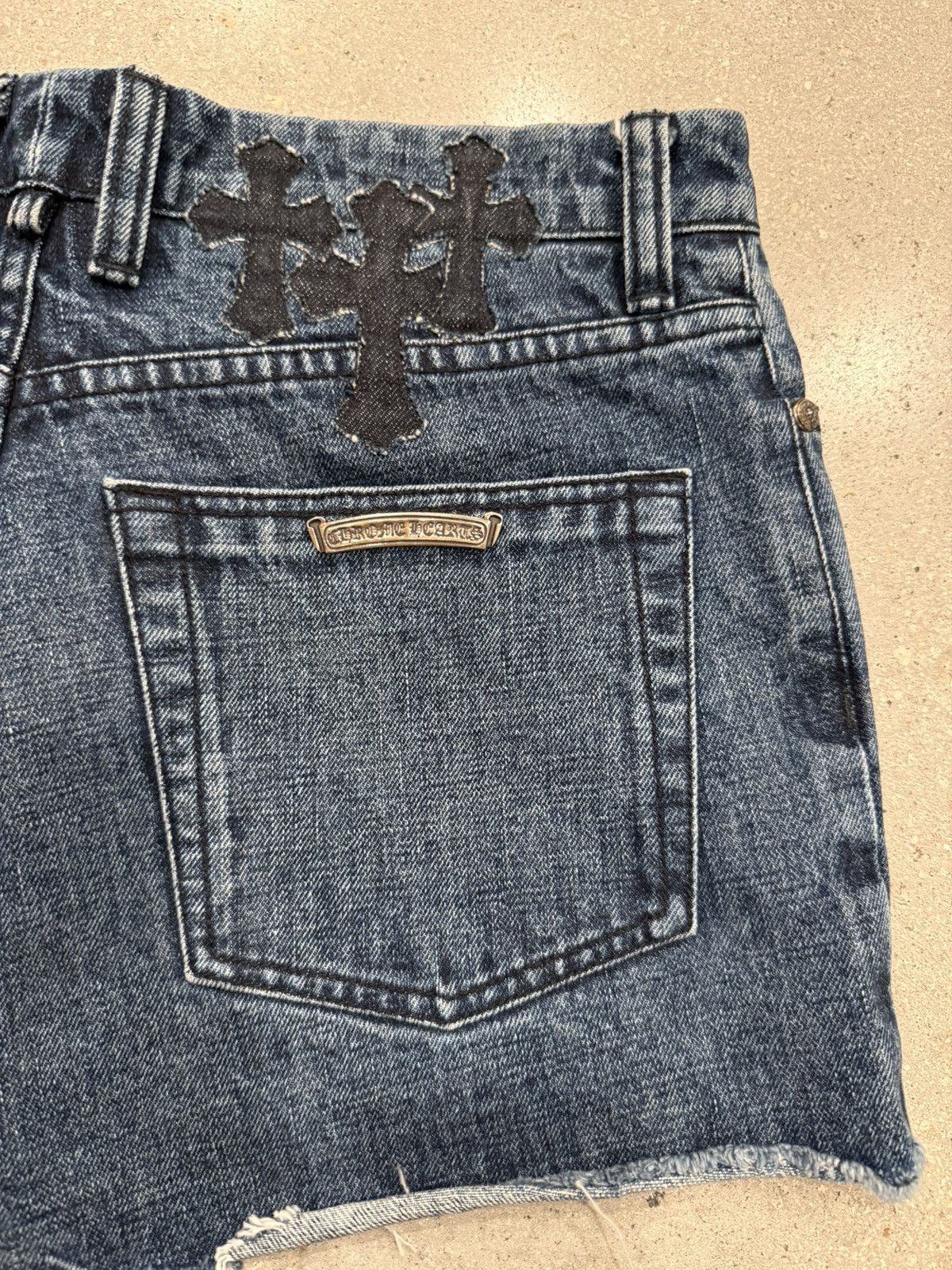 Chrome Hearts Chrome Hearts Cross Patch Jean Mini Skirt Size 28" / US 6 / IT 42 - 14 Thumbnail