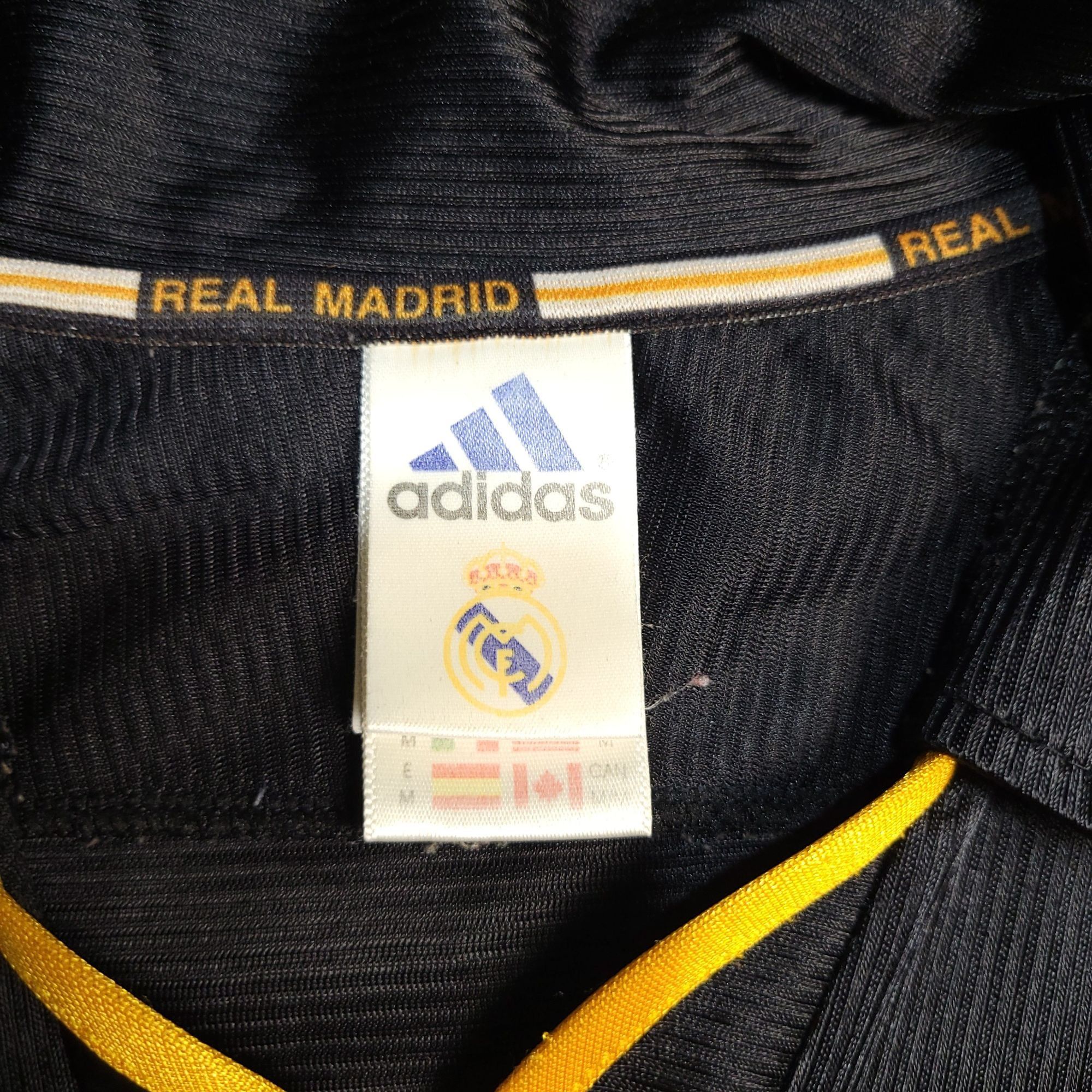 Adidas Redondo Real Madrid Away UEFA 1999 2000 Soccer Jersey M Size US M / EU 48-50 / 2 - 6 Thumbnail