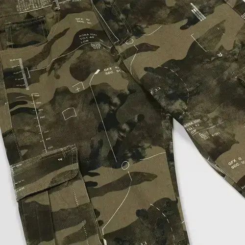 Jean fade pattern camo cargo pants Size US 31 - 3 Thumbnail