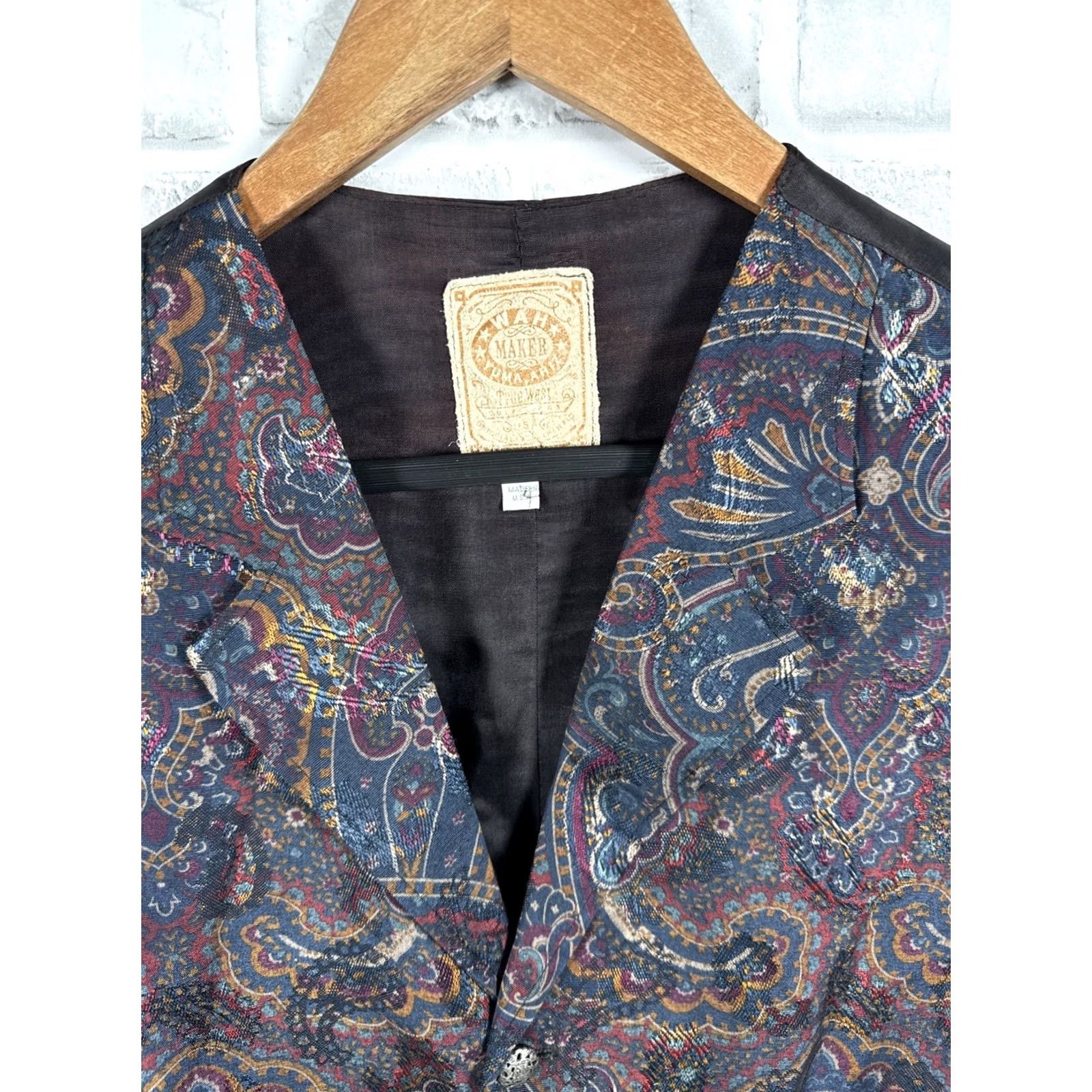 Vintage VINTAGE Wah Maker Vest Men M Size US M / EU 48-50 / 2 - 2 Thumbnail