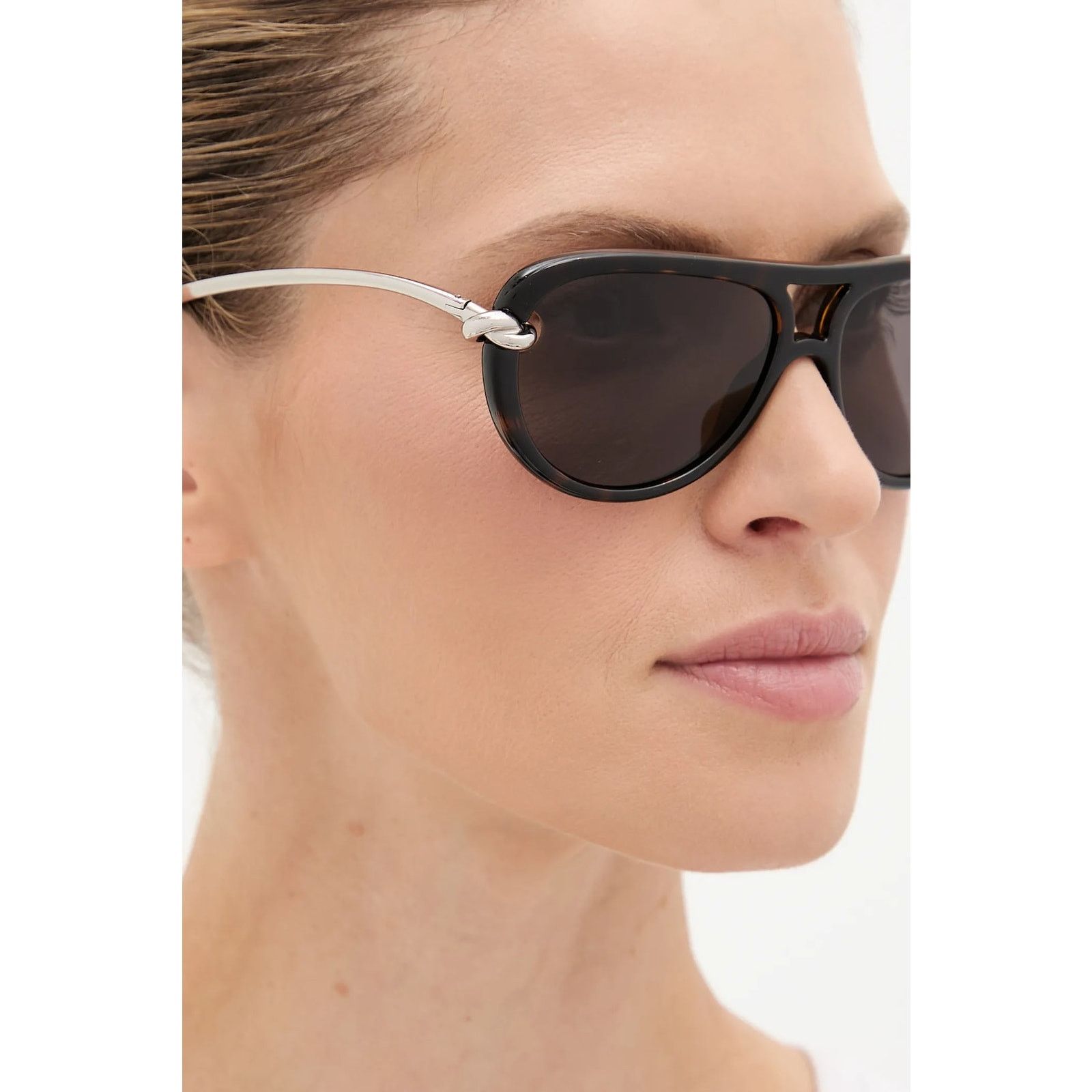 Bottega Veneta BOTTEGA VENETA BV1418S-002(BV1418S-002-FR) Size ONE SIZE - 3 Thumbnail