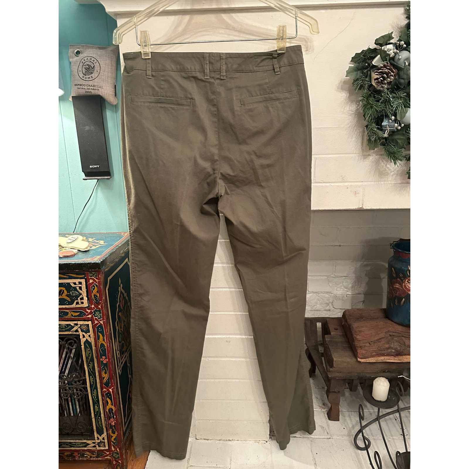 Pendleton PENDLETON CLASSIC OLIVE KHAKIS COTTON PANTS 4 Size 27" / US 4 / IT 40 - 4 Thumbnail