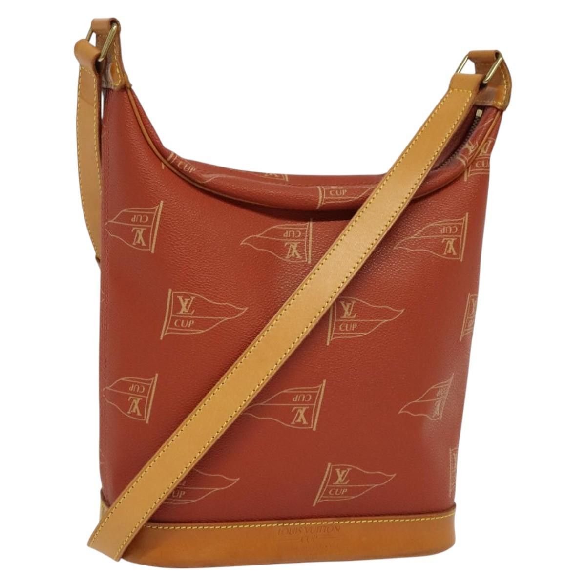 LOUIS VUITTON Louis Vuitton Cup Le Touquet Shoulder Bag Red