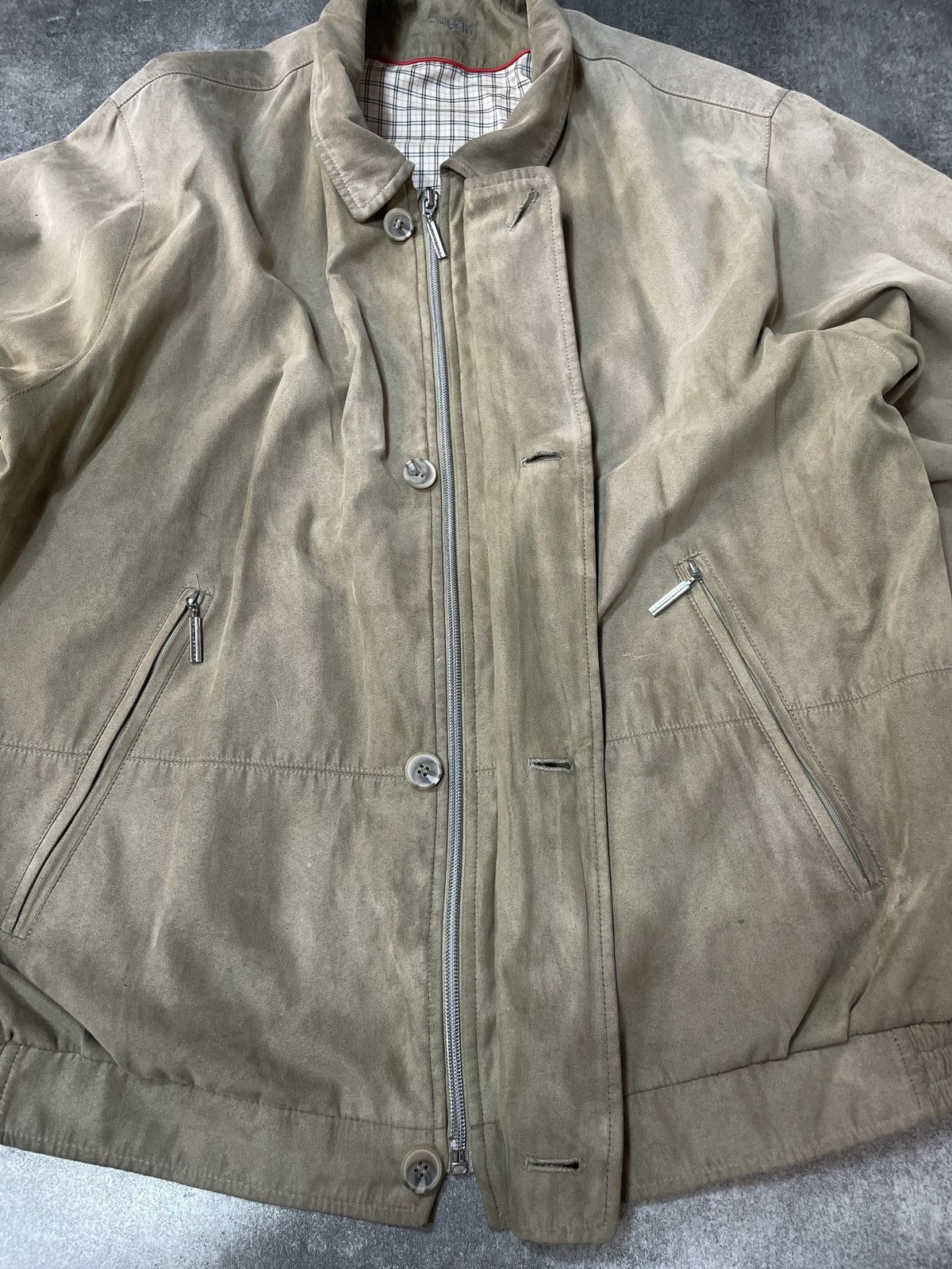 Bugatti Luxury Viscose Bugatti Vintage 90s Light Jacket Rare Boxy Size US L / EU 52-54 / 3 - 13 Thumbnail