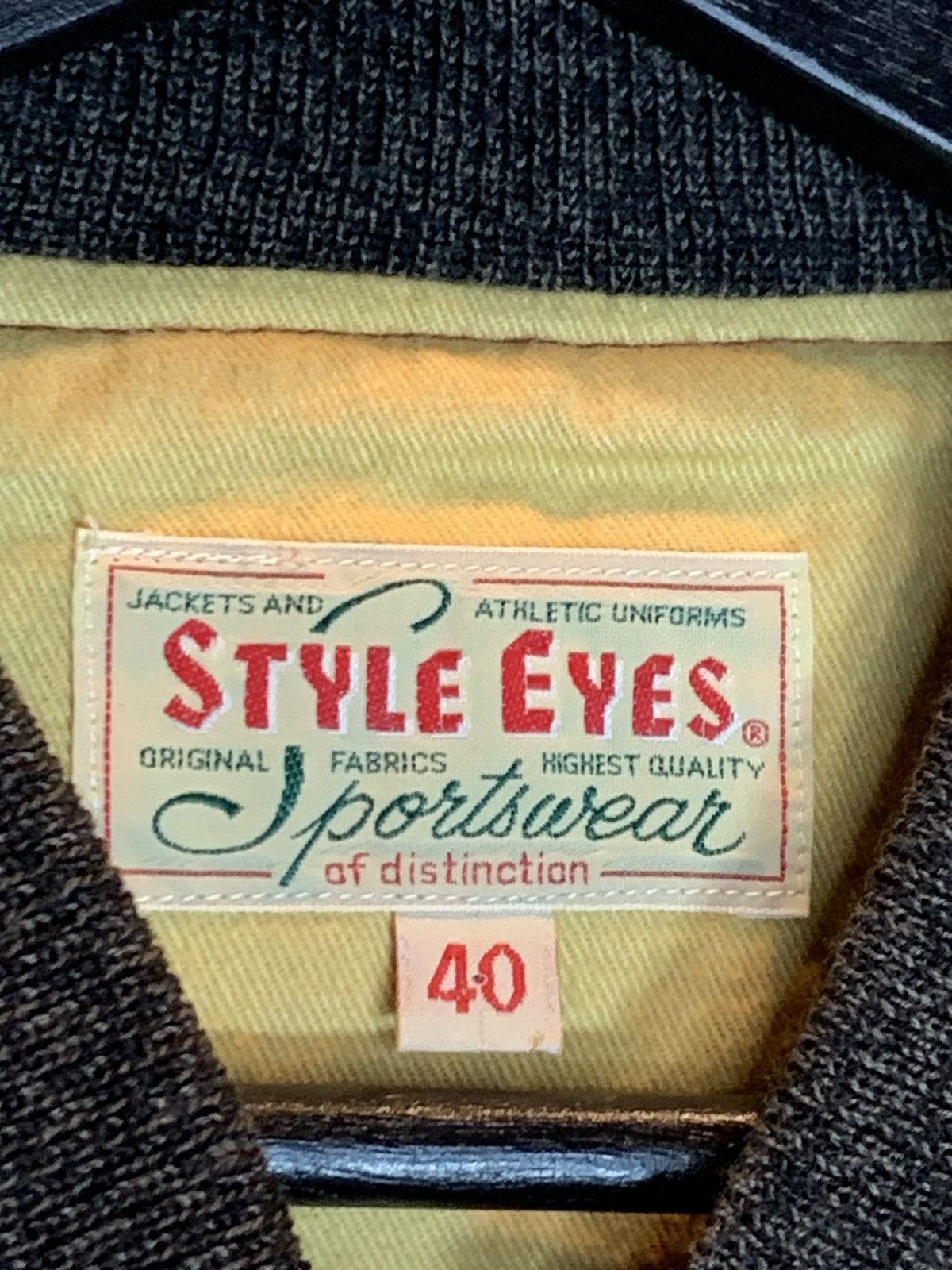 Toyo Enterprises RARE Style Eyes Hilltop League Embroidered Japan-Made Jacket Size US L / EU 52-54 / 3 - 9 Thumbnail