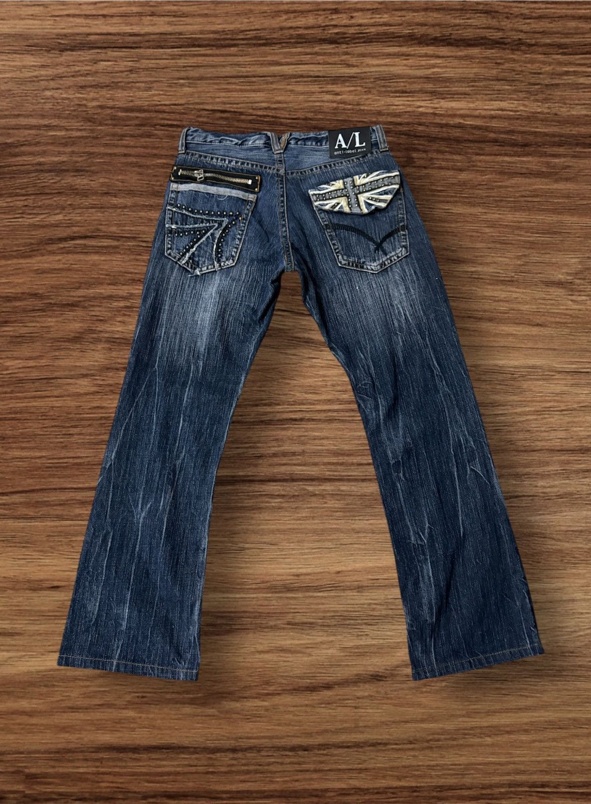 Japanese Brand Vintage Japanese Brand anti-Label JEANS Flare Denim Size US 30 / EU 46 - 1 Thumbnail