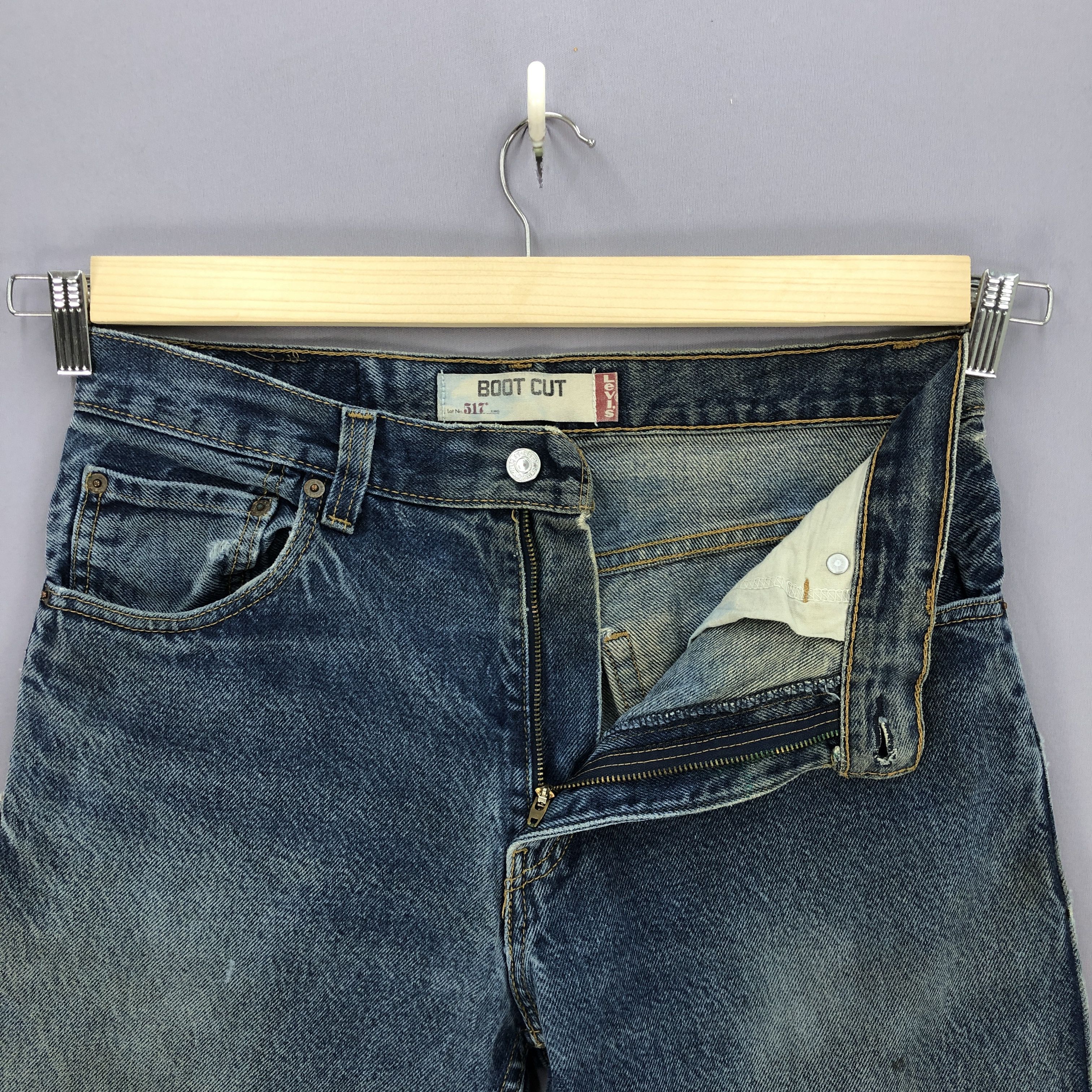 Levi's Vintage Y2K Levis 517 Jeans Levi's Bootcut Flare Denim Size US 32 / EU 48 - 7 Thumbnail