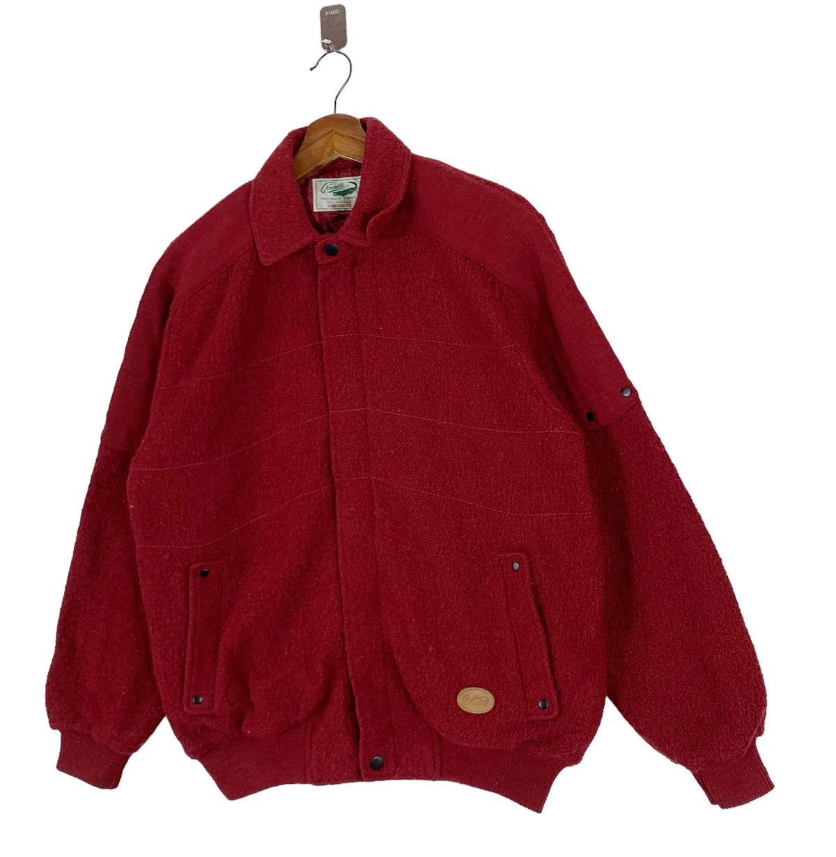 Lacoste × Vintage 🔥🔥VINTAGE CROCODILE LACOSTE BOMBER ZIPPER JACKET Size US M / EU 48-50 / 2 - 2 Thumbnail