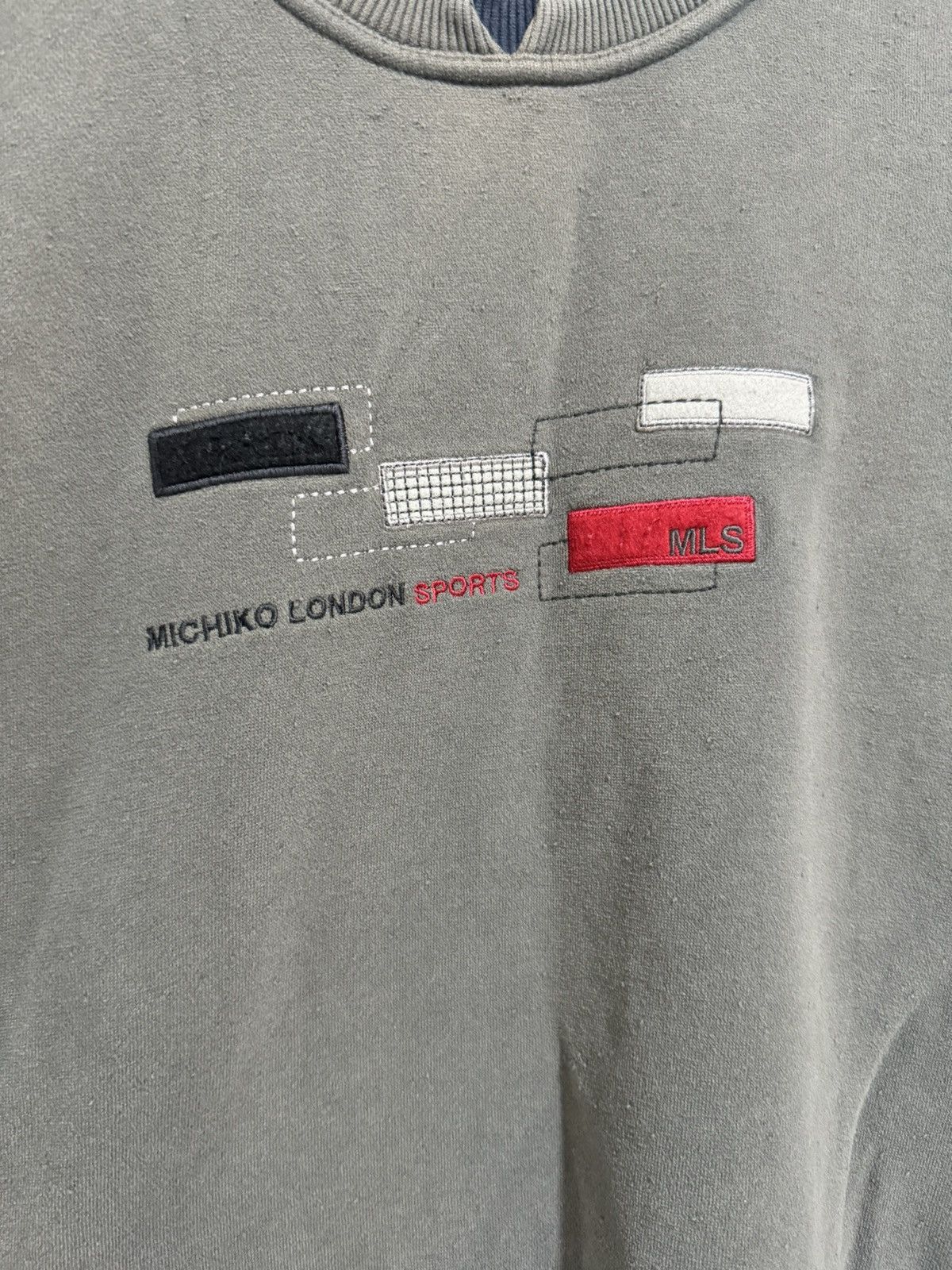 Japanese Brand × Michiko Koshino London × Vintage Vintage Faded Michiko London Sports Sweatshirt Size US L / EU 52-54 / 3 - 3 Thumbnail