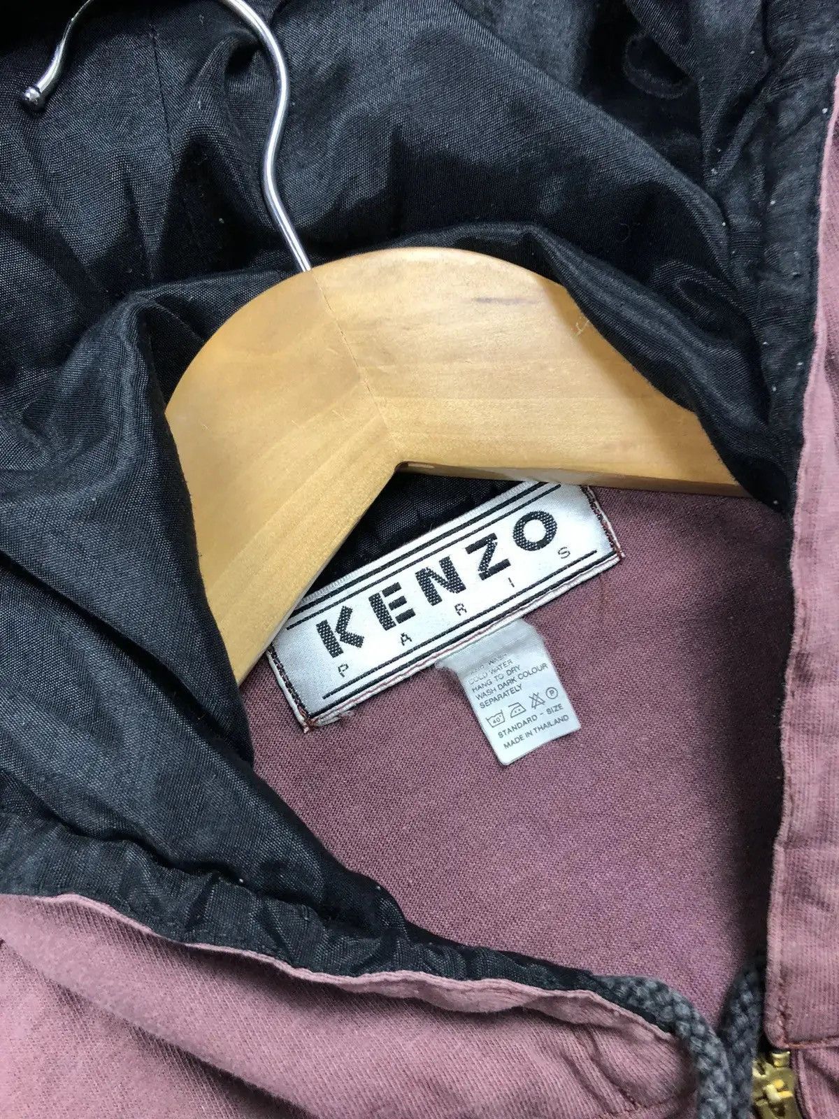 Kenzo KENZO Vintage Streetwear Big Logo 1/3 Zip Hoodie Avantgarde Size US S / EU 44-46 / 1 - 5 Thumbnail