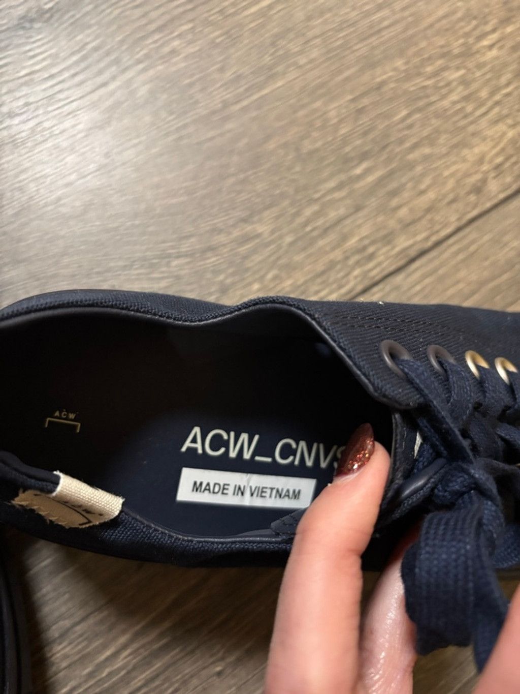 Converse Converse x ACW CNVS Navy Low 10.5 NWOT Size US 10.5 / EU 43-44 - 10 Thumbnail