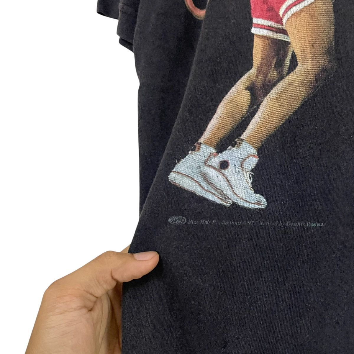 Vintage Vintage 90’s Disstresed Rare Collection Rodman Angel Murina Size US M / EU 48-50 / 2 - 4 Thumbnail