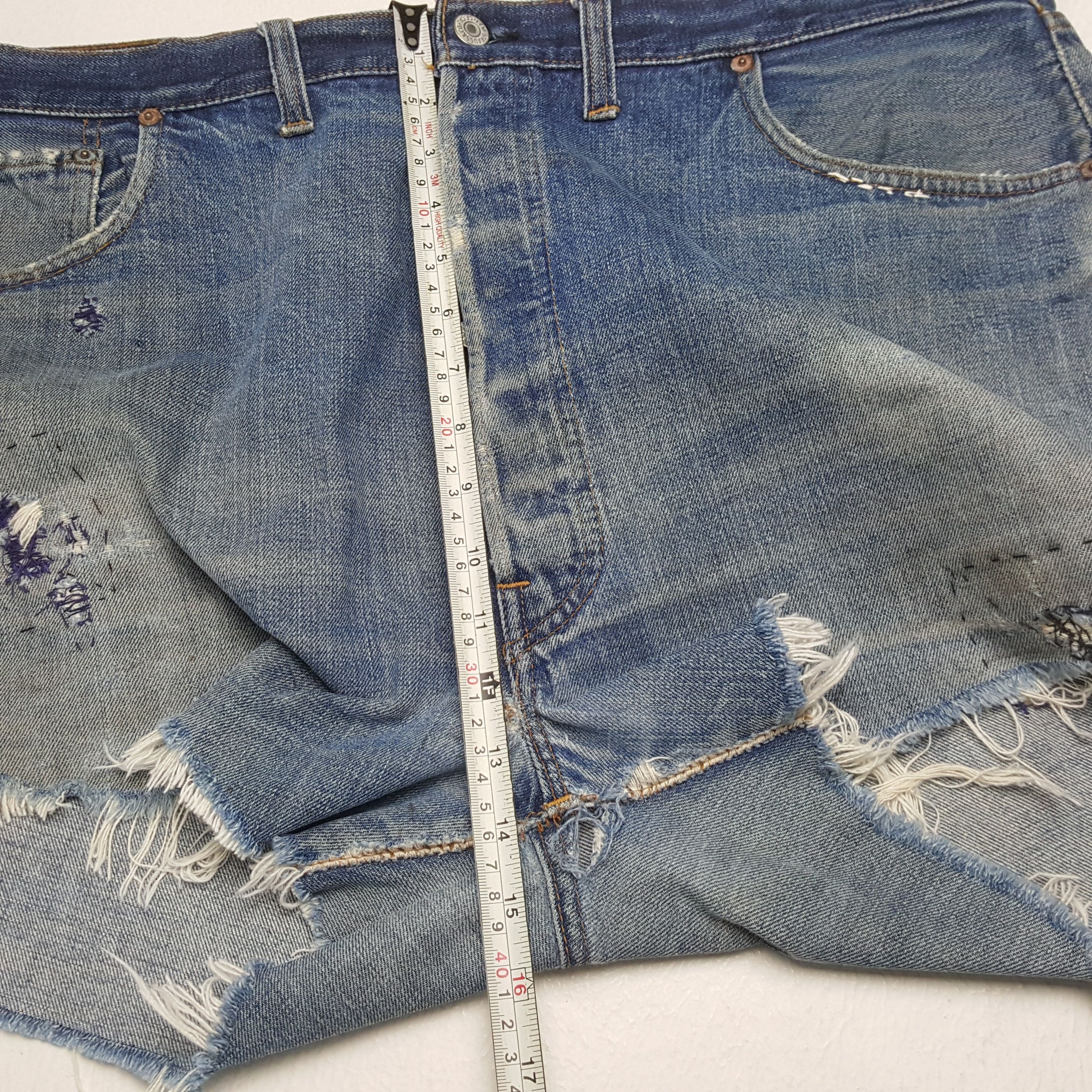 Levi's × Vintage LEVI'S Streetwear Style Short Distressed Jeans Size US 40 / EU 56 - 6 Thumbnail