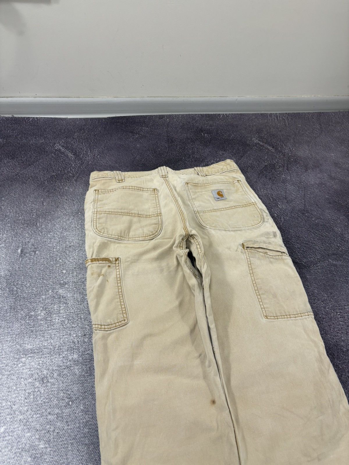 Carhartt Vintage Carhartt Double Knee Workwear Faded Utility Pants Size US 32 / EU 48 - 15 Thumbnail