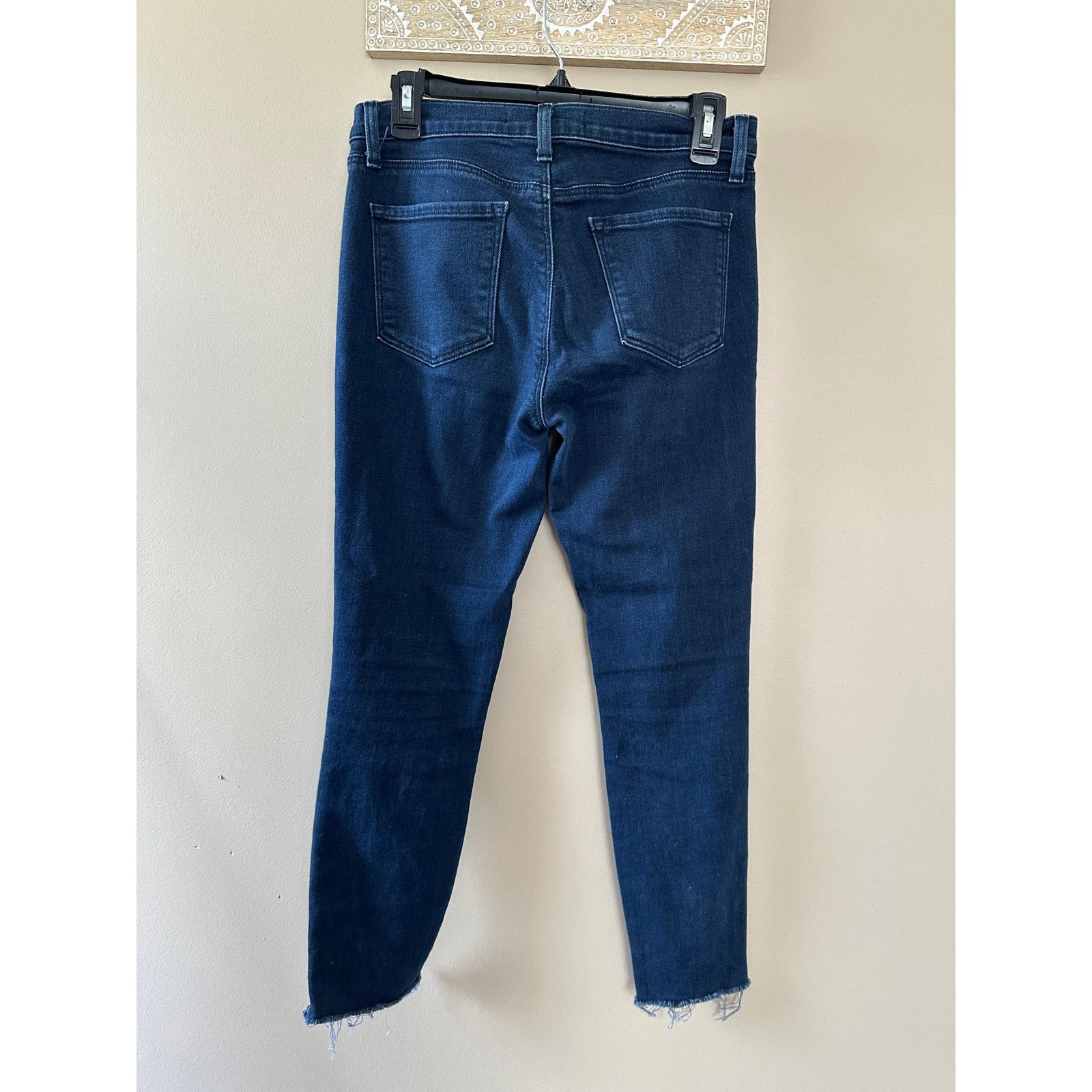 J Brand J Brand Rhythm Dark Wash Ankle Zip Denim Jeans 28 Size 28" / US 6 / IT 42 - 6 Thumbnail