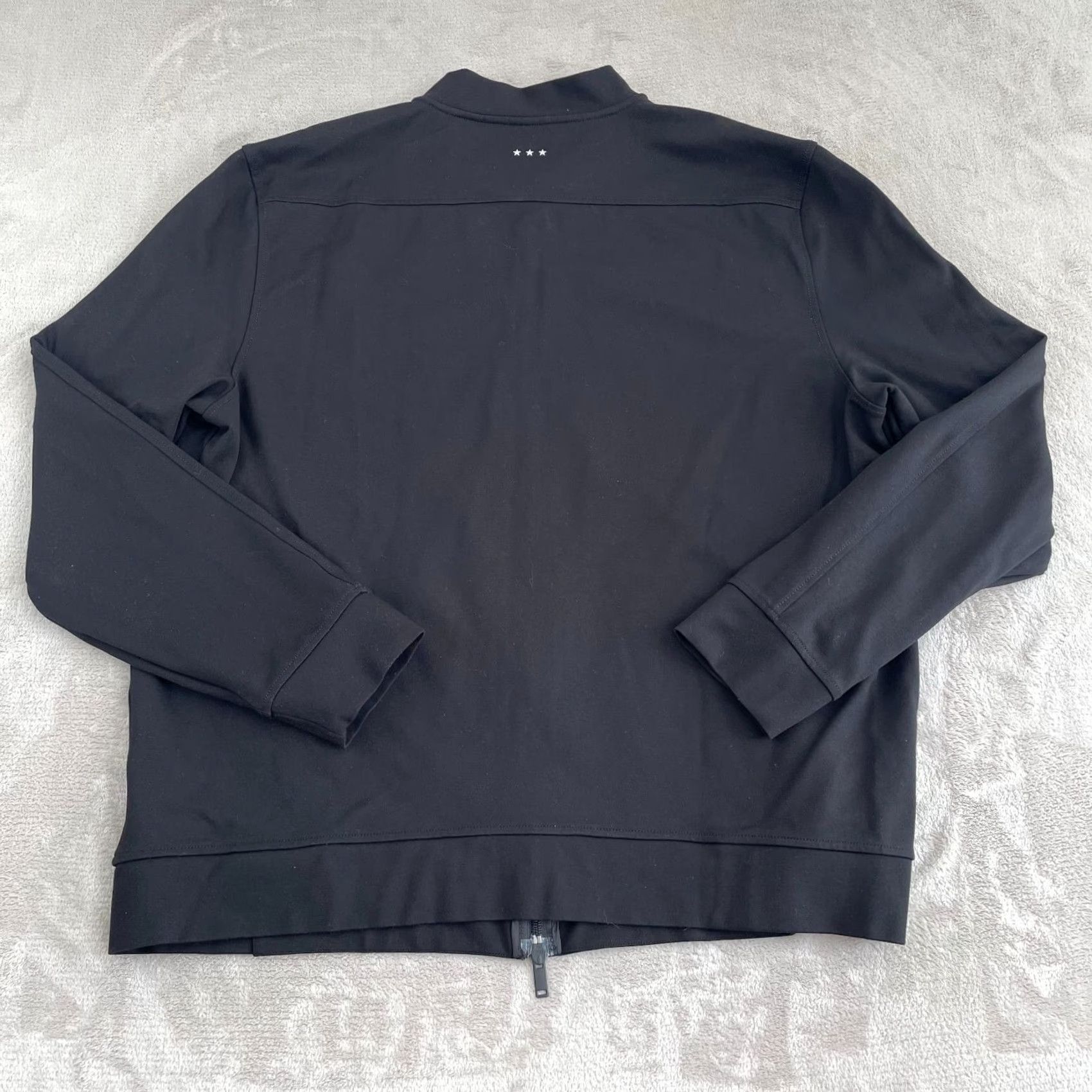 John Varvatos John Varvatos Cody Jacket Men 2XL Black Motto Collar Two Way Zip Pockets NWOT Jacket Men 2XL Black Motto Collar Two Way Zip Pockets NWOT Size US XXL / EU 58 / 5 - 5 Thumbnail