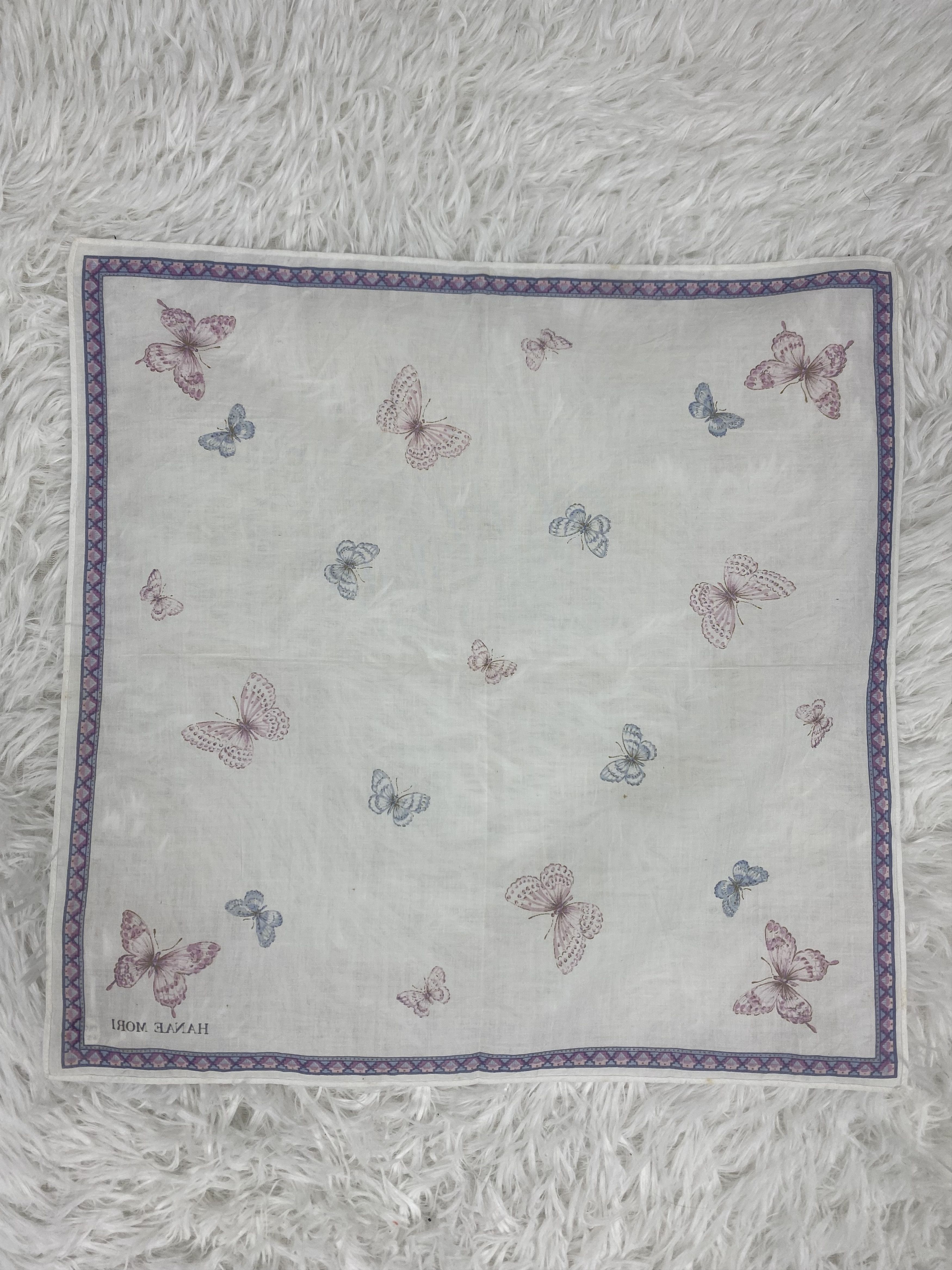 Hanae Mori Vintage Hanae Mori Handkerchief Neckerchief PH0186 Size ONE SIZE - 4 Thumbnail