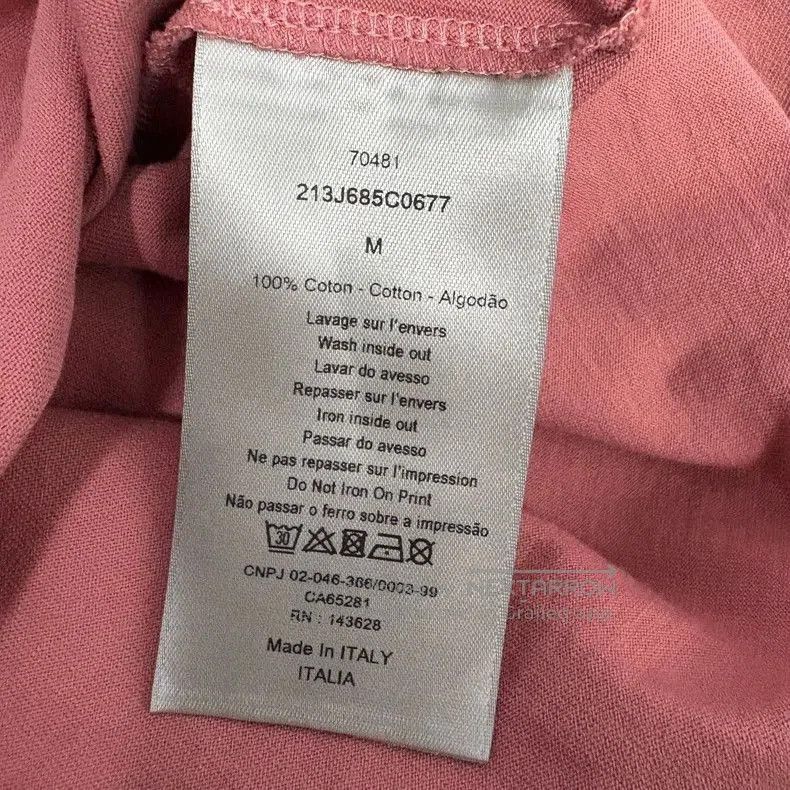 Dior Dior x Travis Scott Pink Graphic Tee. Size US M / EU 48-50 / 2 - 4 Thumbnail