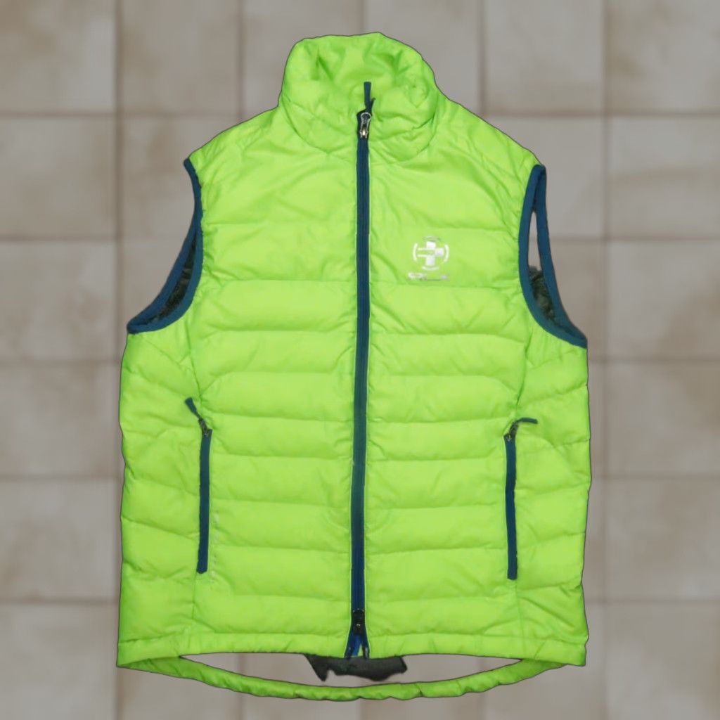 RLX Ralph Lauren RLX Ralph Lauren Vest Mens Medium Green Down Insulated Full Zip Pockets Puffer Size US M / EU 48-50 / 2 - 1 Thumbnail