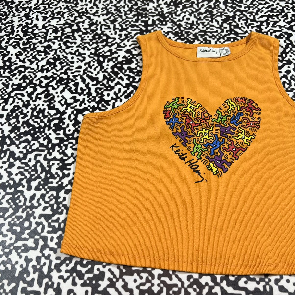 Keith Haring Vintage Y2K Keith Haris Retro Art Style Tank Top Sleeveless Size M / US 6-8 / IT 42-44 - 4 Thumbnail