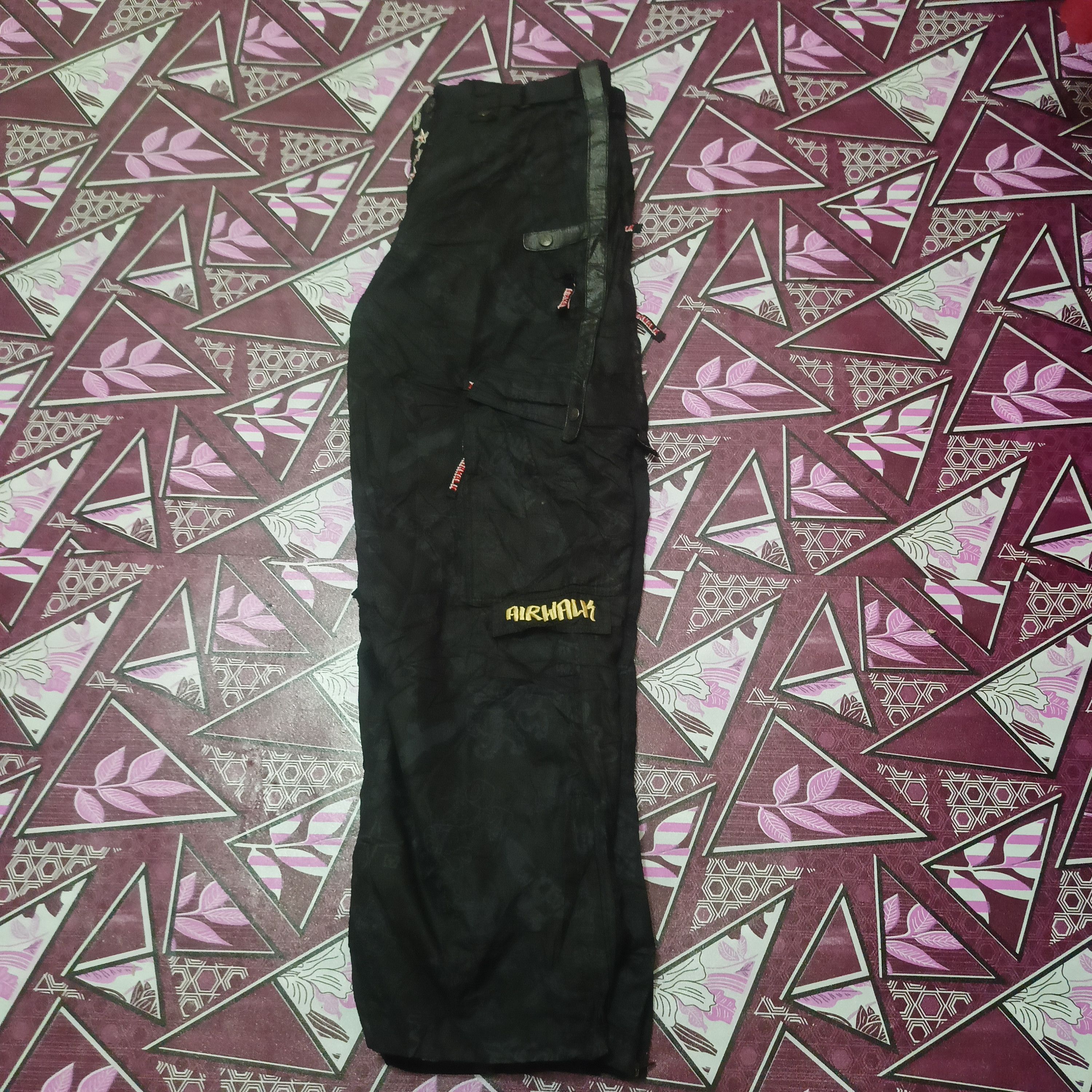 Airwalk Airwalk Multipocket Nylon Baggy Double Layer Ski Pants Size US 31 - 17 Thumbnail