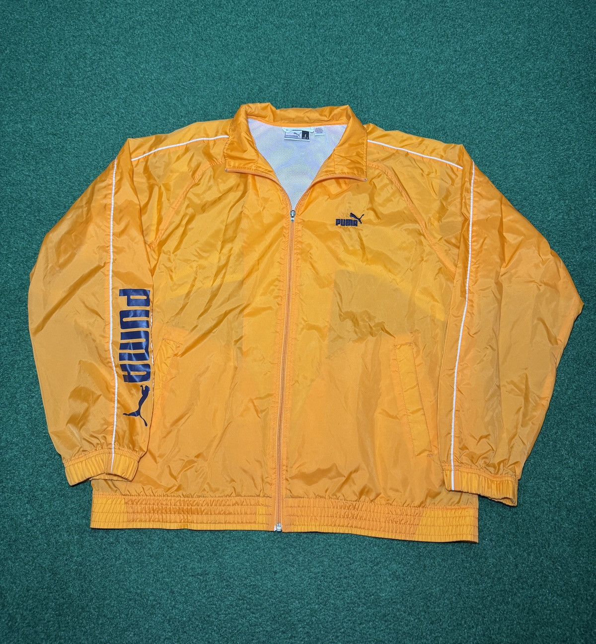 Puma Puma Vintgae Windbreaker Kill Bill Style 90s Y2K Lrg Jacket Size US L / EU 52-54 / 3 - 1 Thumbnail