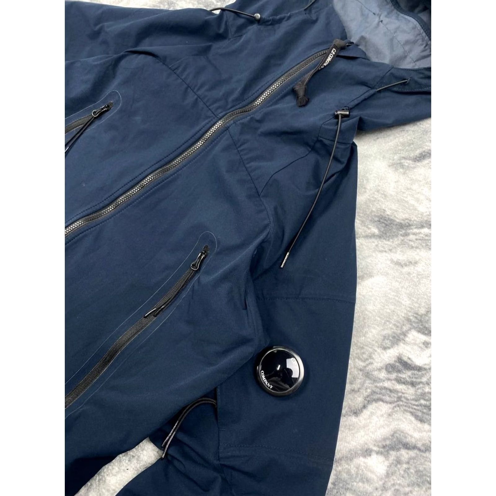 Vintage Cp Company Pro Tek Hooded Jacket Softshell Men Size S Blue Size US S / EU 44-46 / 1 - 2 Thumbnail