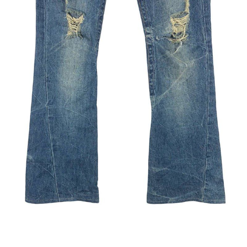 Japanese Brand × Jean Ladies Denim Bootcut B Distressed Jean Size 30" / US 8 / IT 44 - 3 Thumbnail