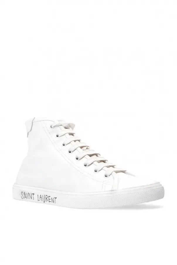 Saint Laurent Paris o1b1hav110824 Hi Top Sneakers in White Size US 10 / IT 40 - 4 Thumbnail