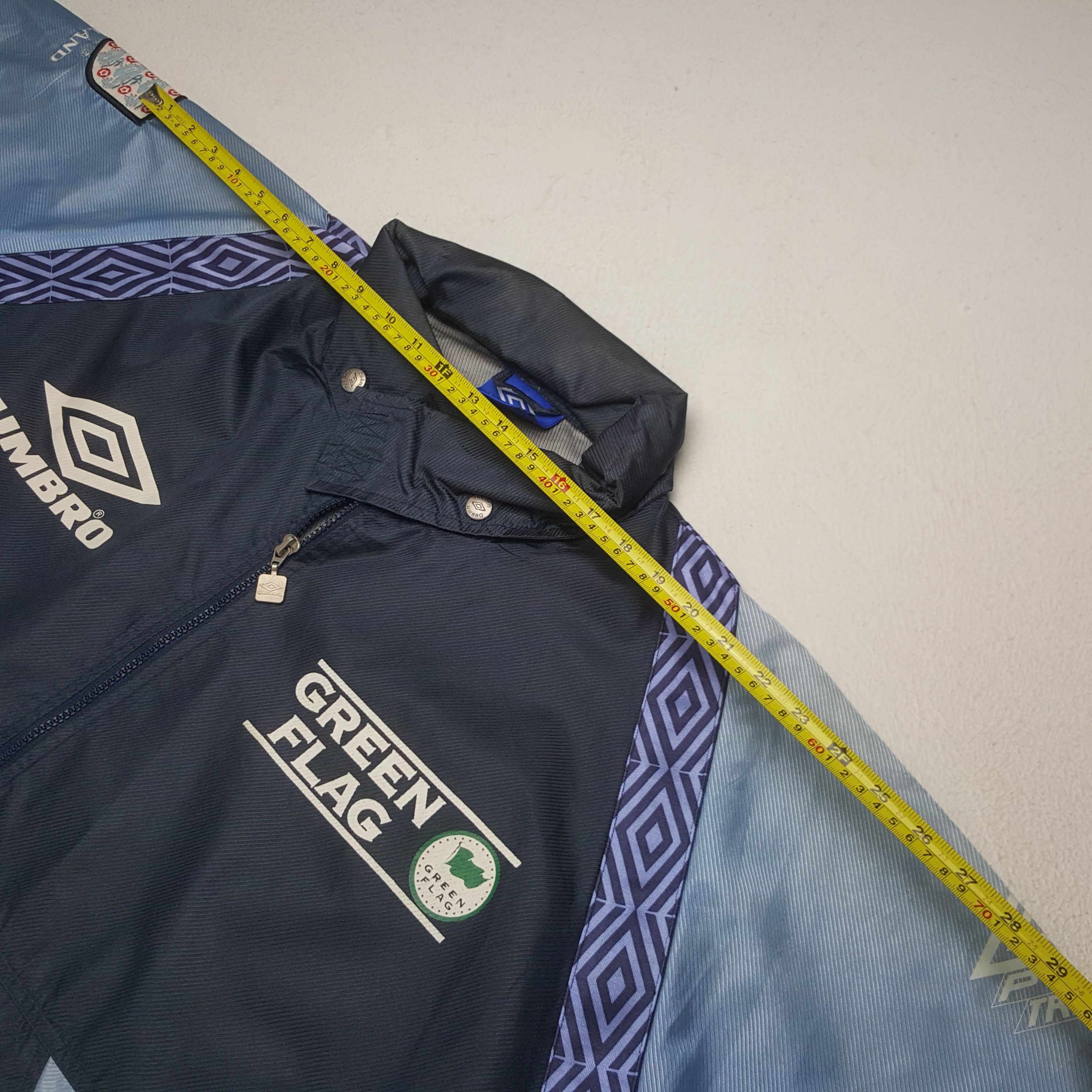 Umbro Vintage Umbro England FC Windbreaker Jacket RR6 Size US XXL / EU 58 / 5 - 6 Thumbnail
