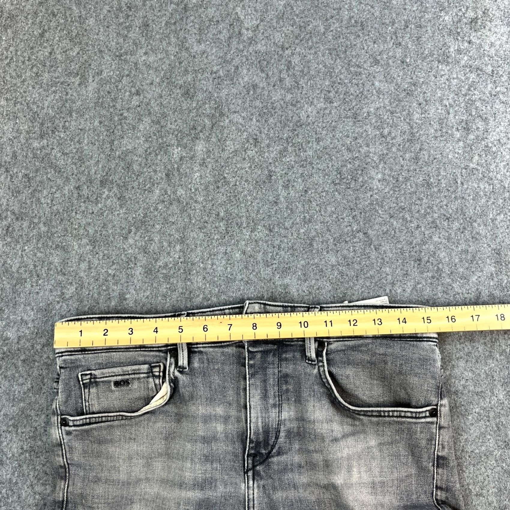 Hugo Boss HUGO BOSS Jeans Slim Skinny 32 Light Grey Stretch Charleston Mens Denim 5-Pocket Design Classic Comfort Size US 32 / EU 48 - 6 Thumbnail