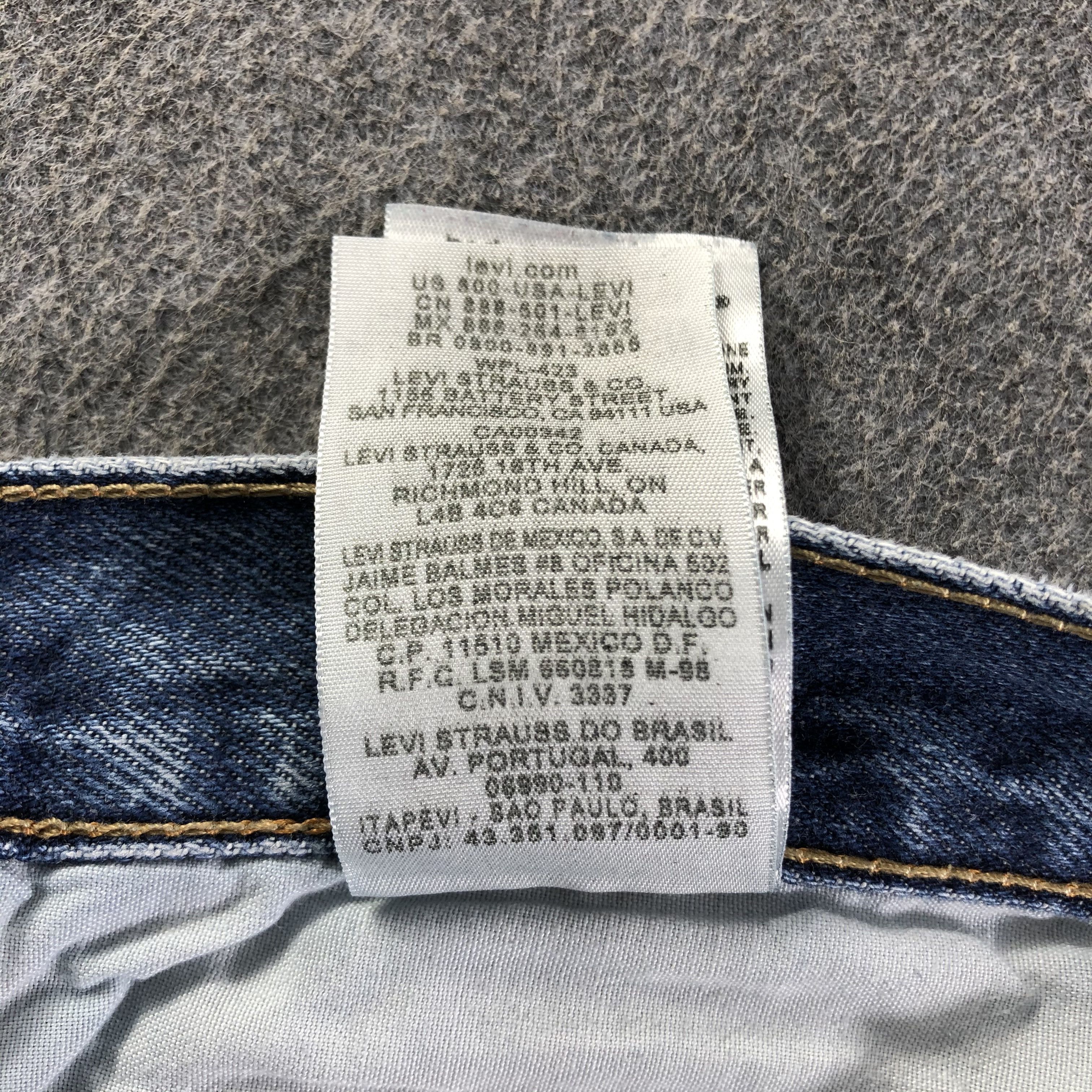 Levi's Vintage Blue Wash Levis 505 Jeans-J3082 Size US 30 / EU 46 - 11 Thumbnail